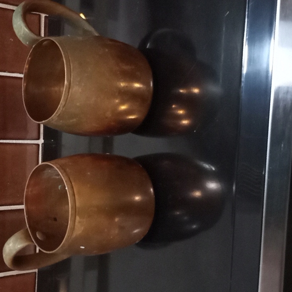 Vintage Solid West Bend  Copper Mugs - Picture 9 of 12